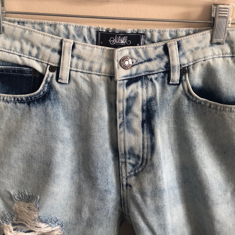 SikSilk  Distressed Skinny Jeans SzSM NWTS - Picture 4 of 16